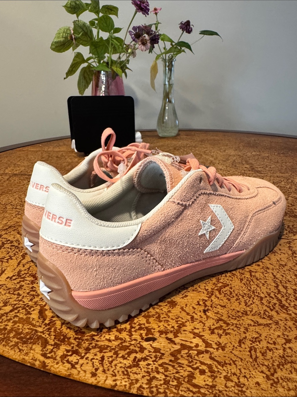 Converse Pink Suede Women's Low-Top Sneakers